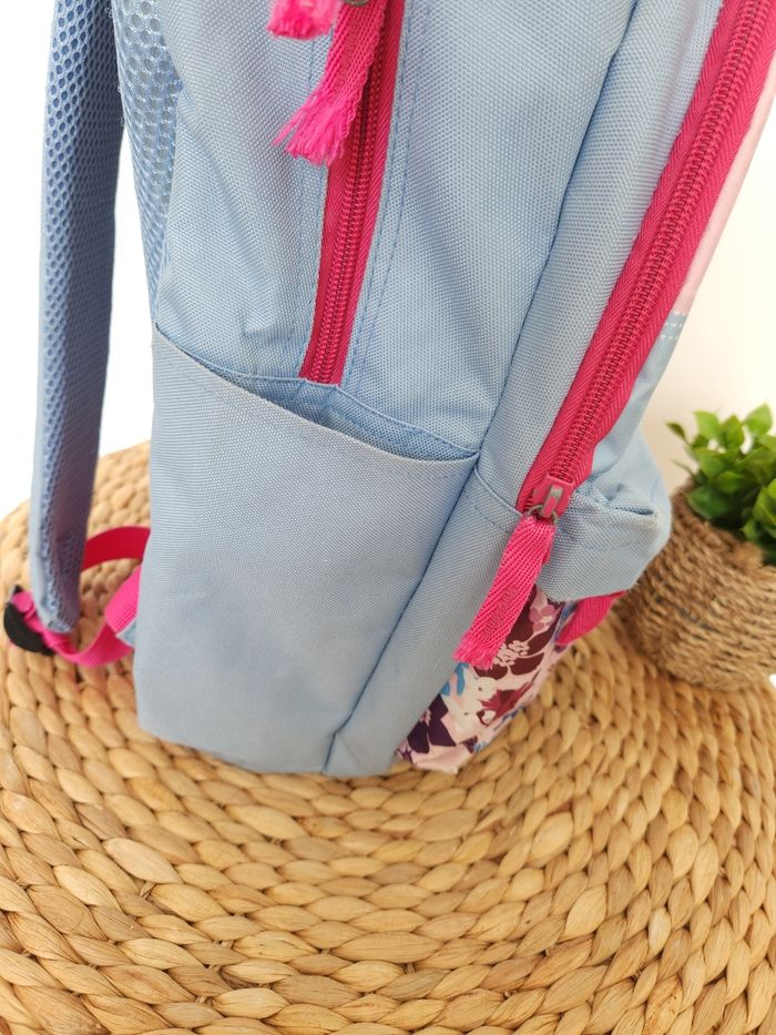 Cartable, Sac à dos 2 Compartiments Lililou Fleurs - photo numéro 5