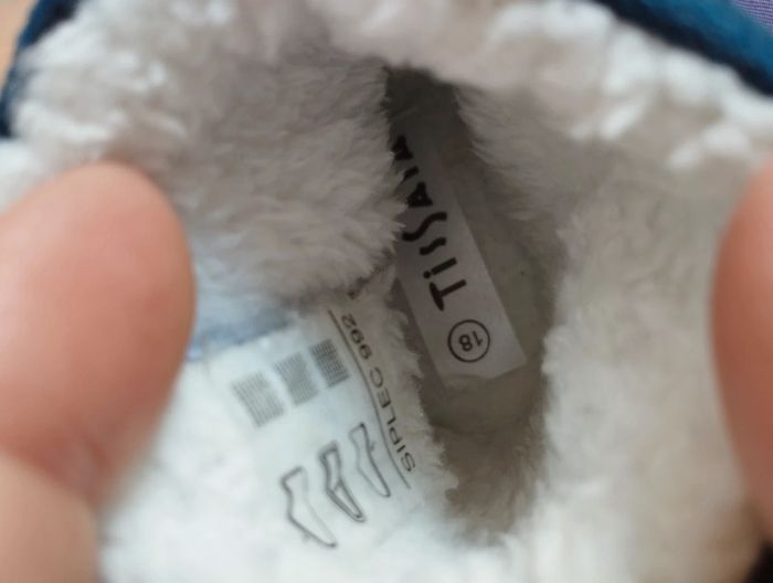 Bottines souples fille bleu marine taille 18 Tissaia - photo numéro 2