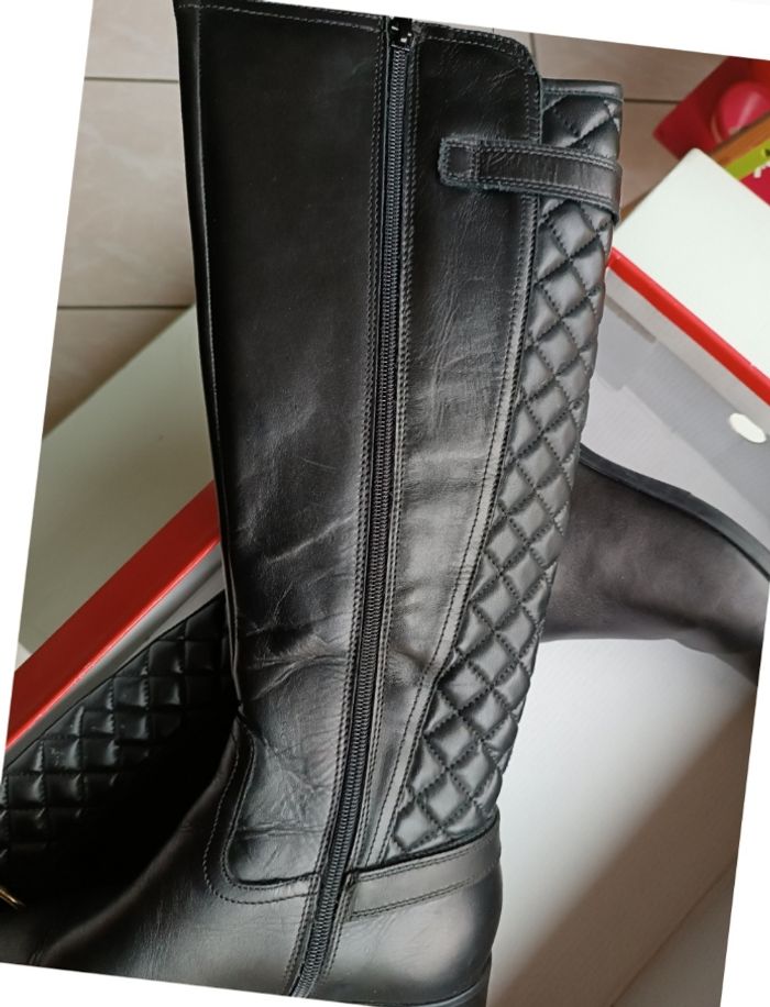 Bottes en cuir taille 39 - photo numéro 5