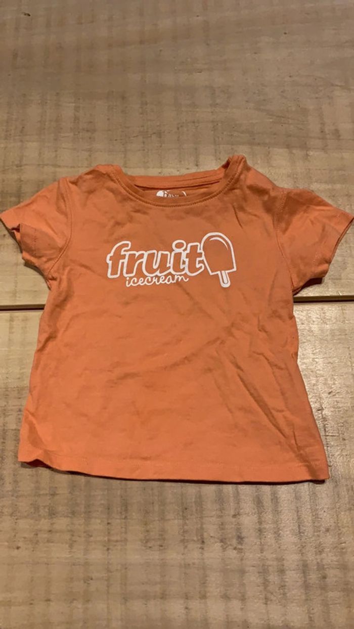 Lot de deux tee-shirts manche courts baby tex 23 mois - photo numéro 6