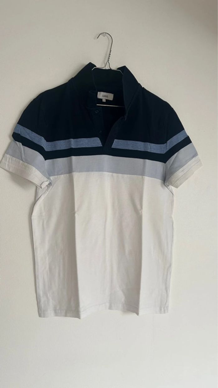 Polo bleu et blanc Jules