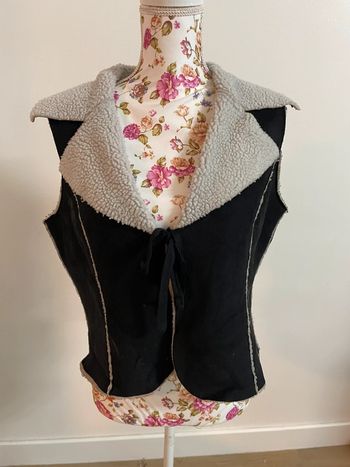 Veste sans manche intérieur moumoute