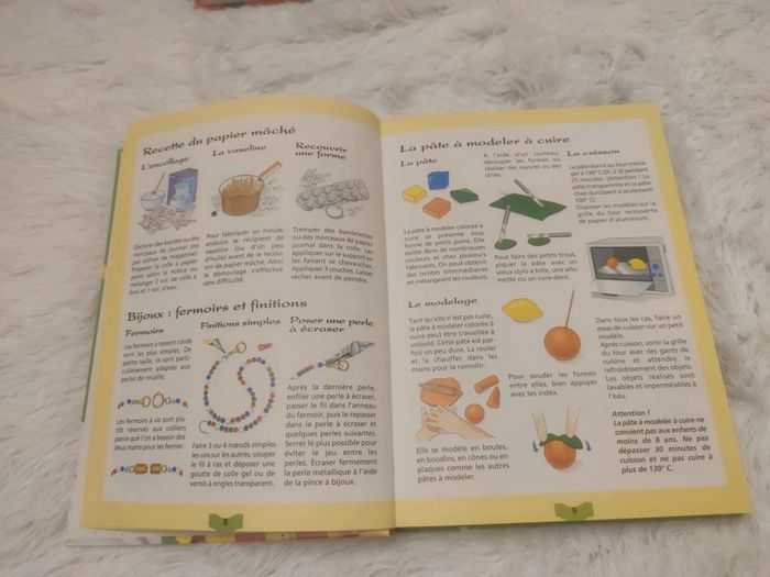 Lot de 3 livres d'activités manuelles et créations pour Enfants - Fleurus - Y2K - 2005 - photo numéro 8