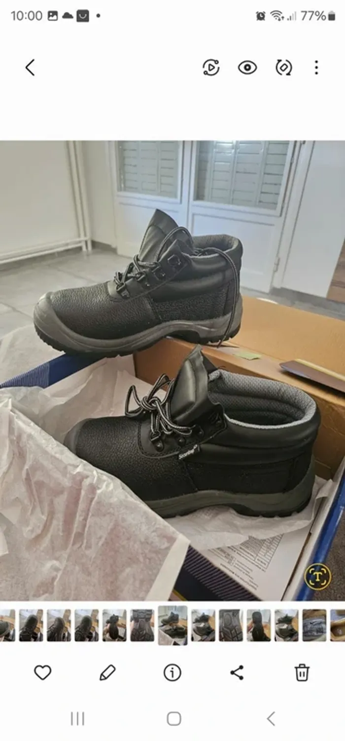 Chaussures de sécurité t 38 - photo numéro 2
