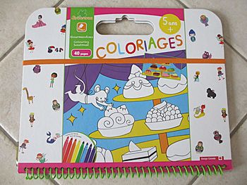 Livre de coloriages Gourmandises - Sycomore