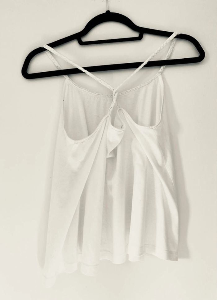 🤍 Débardeur blanc Mango – Taille S - photo numéro 4