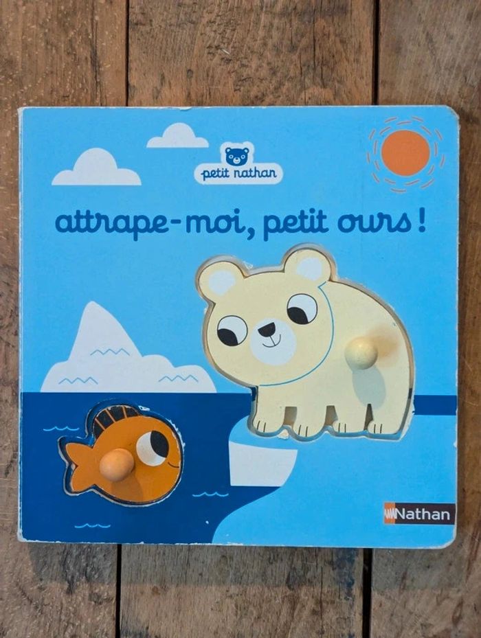 Attrape-moi, petit ours ! Livre puzzle