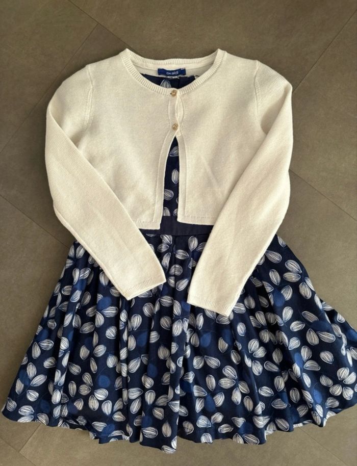 Robe cérémonie et boléro Okaïdi 6 ans - photo numéro 1