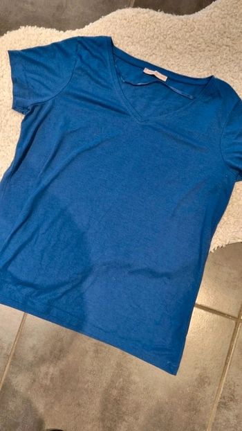 Tee shirt fluide bleu roi 50 52 5XL gemo