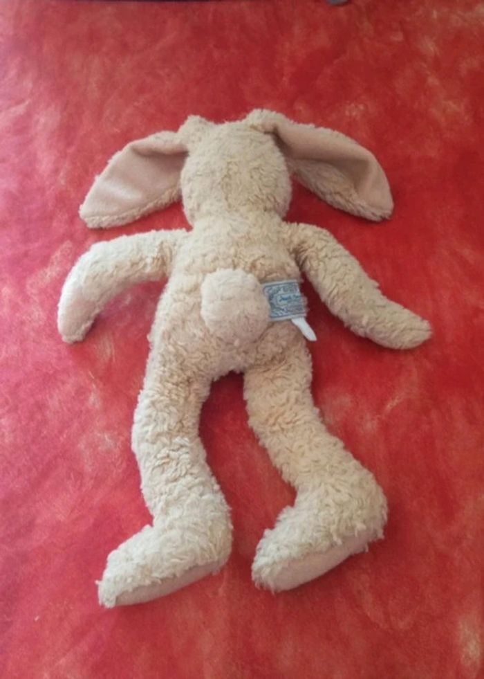 Peluche vintage lapin beige , jouet Maxime, Raynaud - photo numéro 4