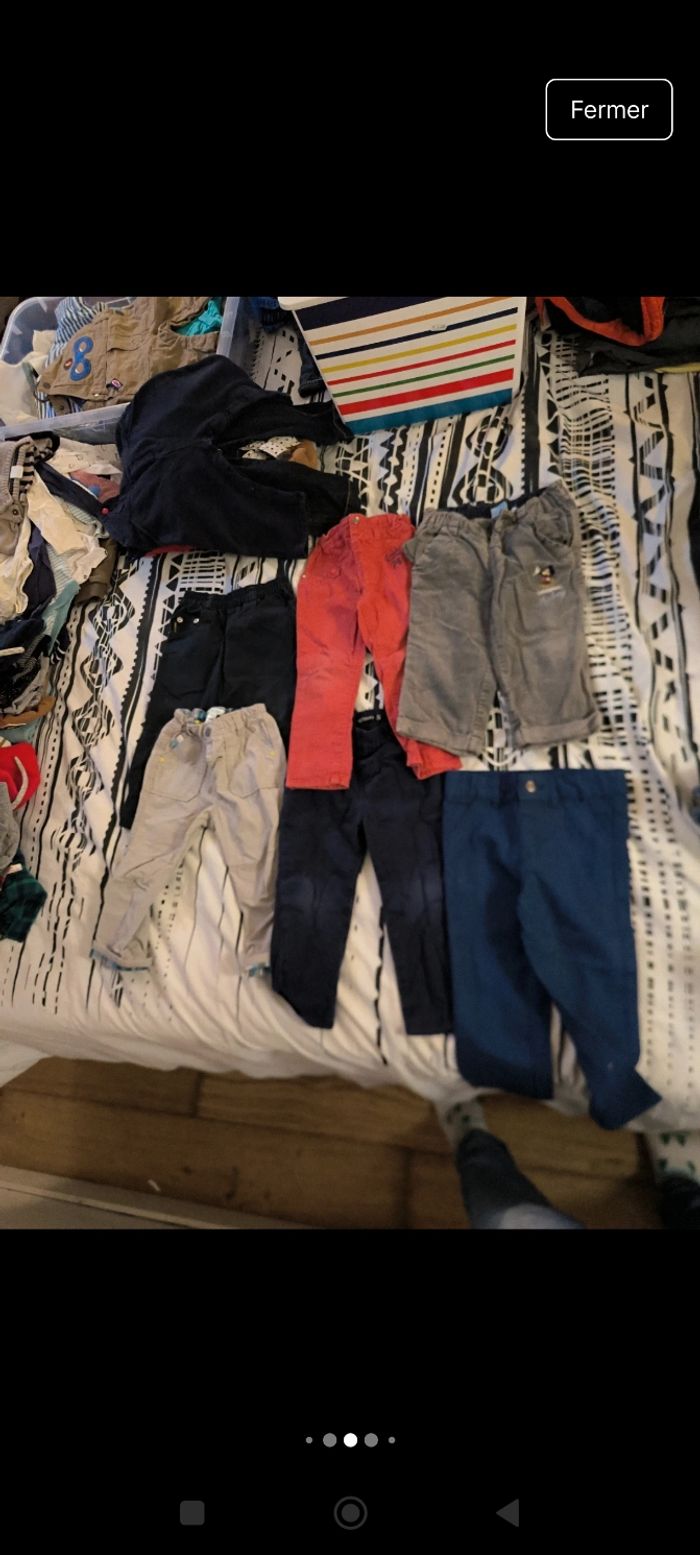 Gros lot vêtements garçon taille 18 mois - photo numéro 3
