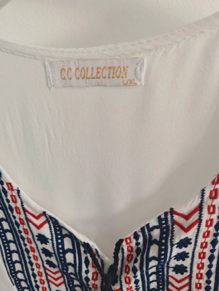 Blouse femme type bohémienne taille L - photo numéro 4