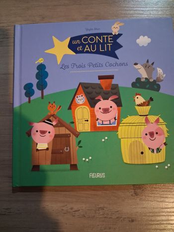 Livre interactif 3 petit cochonUn grand classique revisité dans la collection "Un conte et au lit". Parfait pour l'histoire du soir. Pages cartonnées solides, idéal pour les plus petits.
#Conte #TroisPetitsCochons #HistoireDuSoir #Eveil