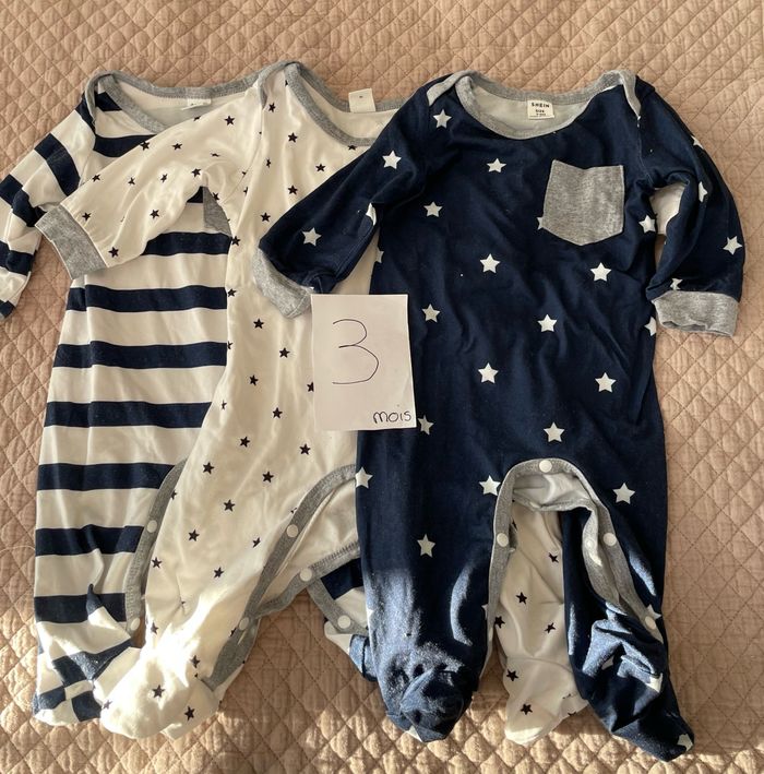 Lot de 3 pyjamas