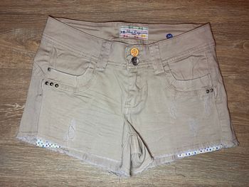 Mini short en Jean’s beige Blue Rags /