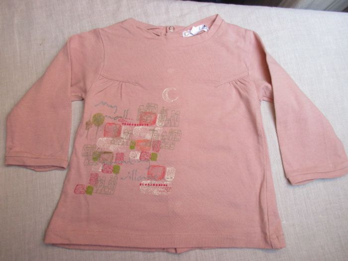 Ensemble pantalon, t-shirt et gilet, 6 mois - photo numéro 2