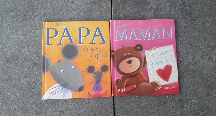 Lot de 2 livres : une maman et un papa - photo numéro 1