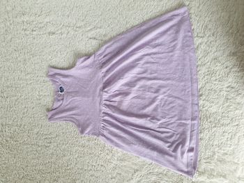 Robe légère lila à pois rose clair - T24M - Tissaia