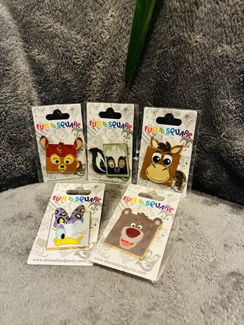 Lot pin’s Disneyland Paris Fun to square 