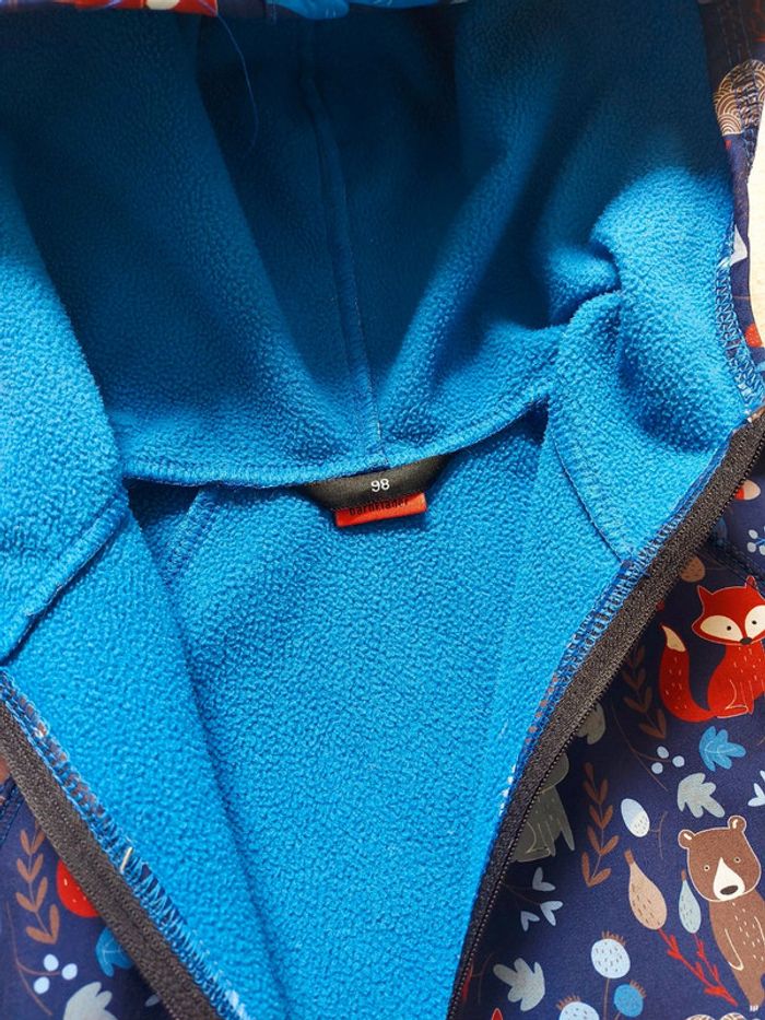 Combinaison imperméable IELM lapins renards 98cm - photo numéro 4