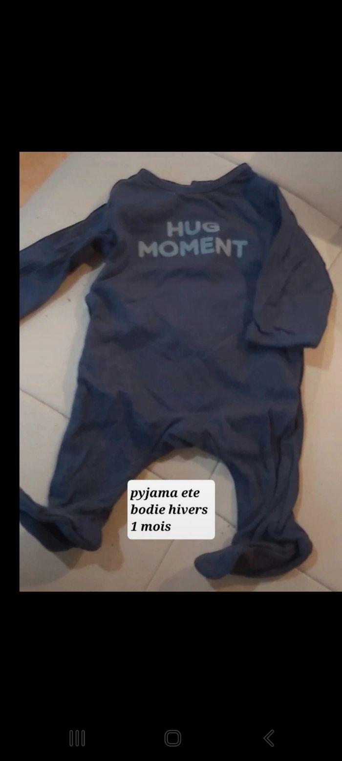 Body hivers ou pyjama ete 1 mois
