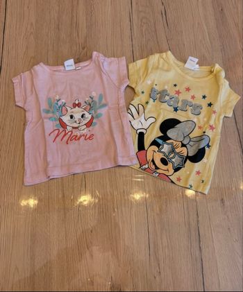 Lot tee shirts 3 mois Disney