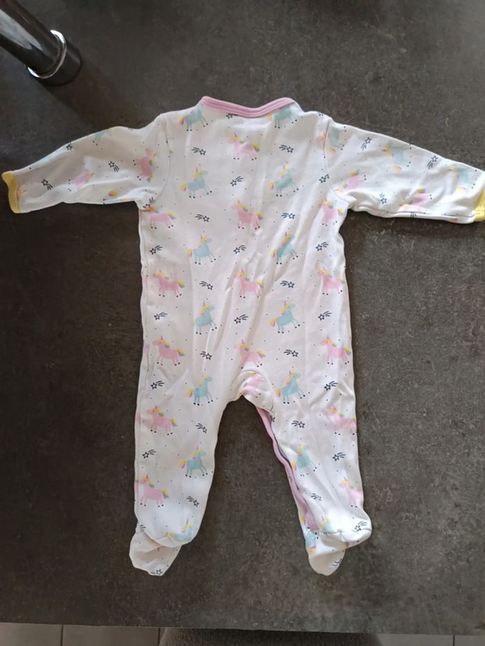 Pyjama léger licorne 9 mois - photo numéro 4