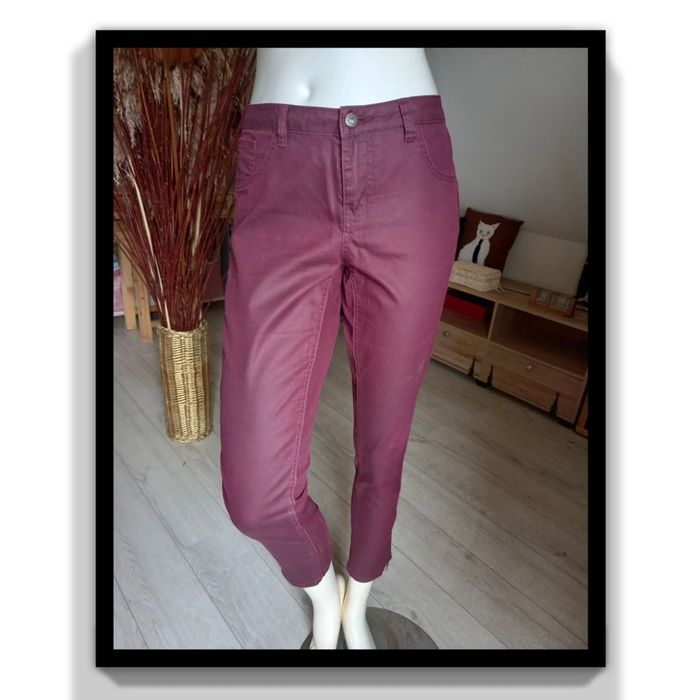 Pantalon violet foncé 7/8 ieme taille XL