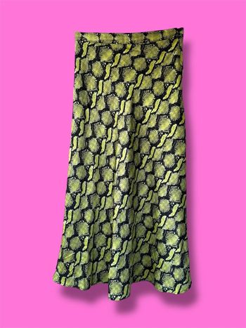 Jupe fluide imprimée python Monki