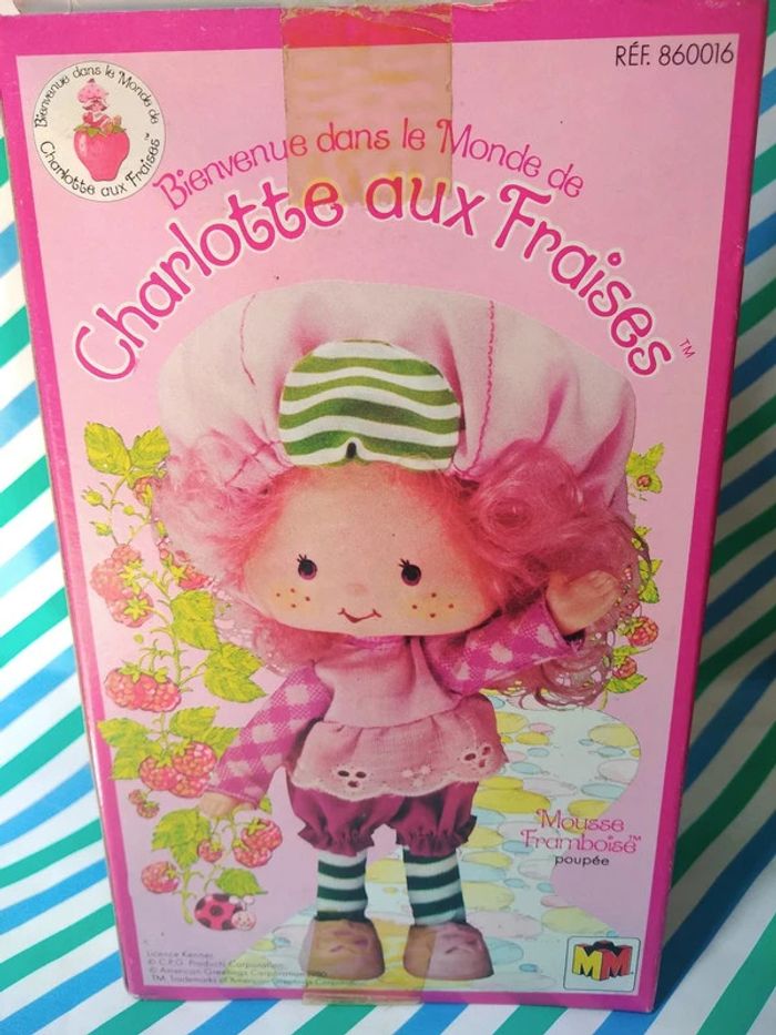Poupée vintage Charlotte aux Fraises – Mousse Framboise – avec boîte (1980s) - photo numéro 8