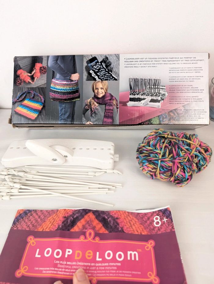 Loopdeloom activité manuelle laine maille multicolore - photo numéro 7