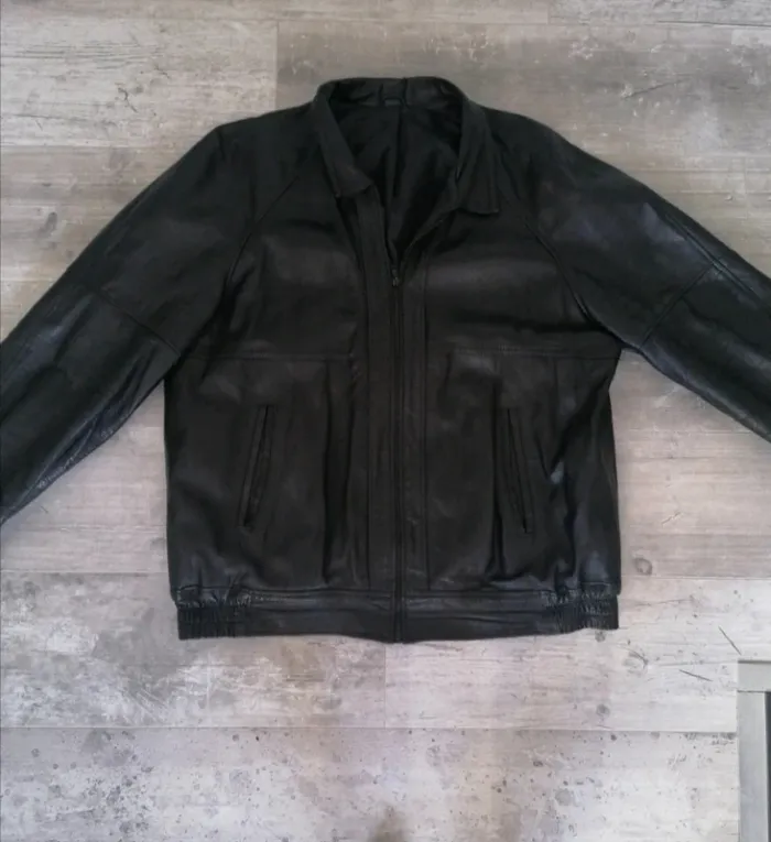 Veste cuir vintage broz brother's XXL - photo numéro 9