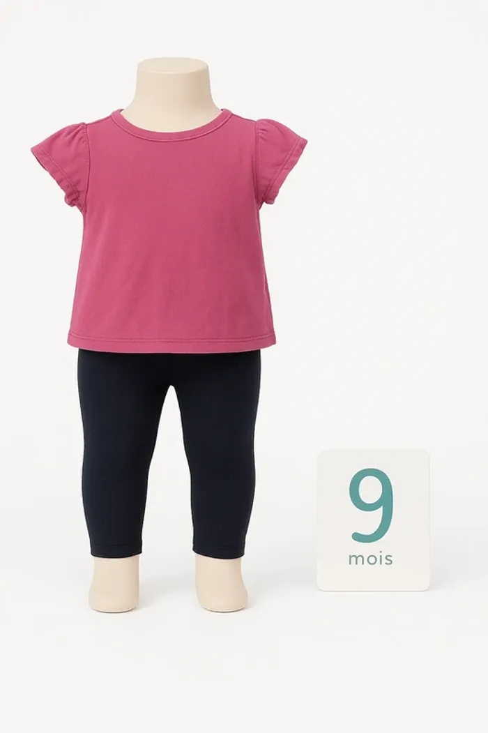 Ensemble bébé 9 mois T-shirt & legging