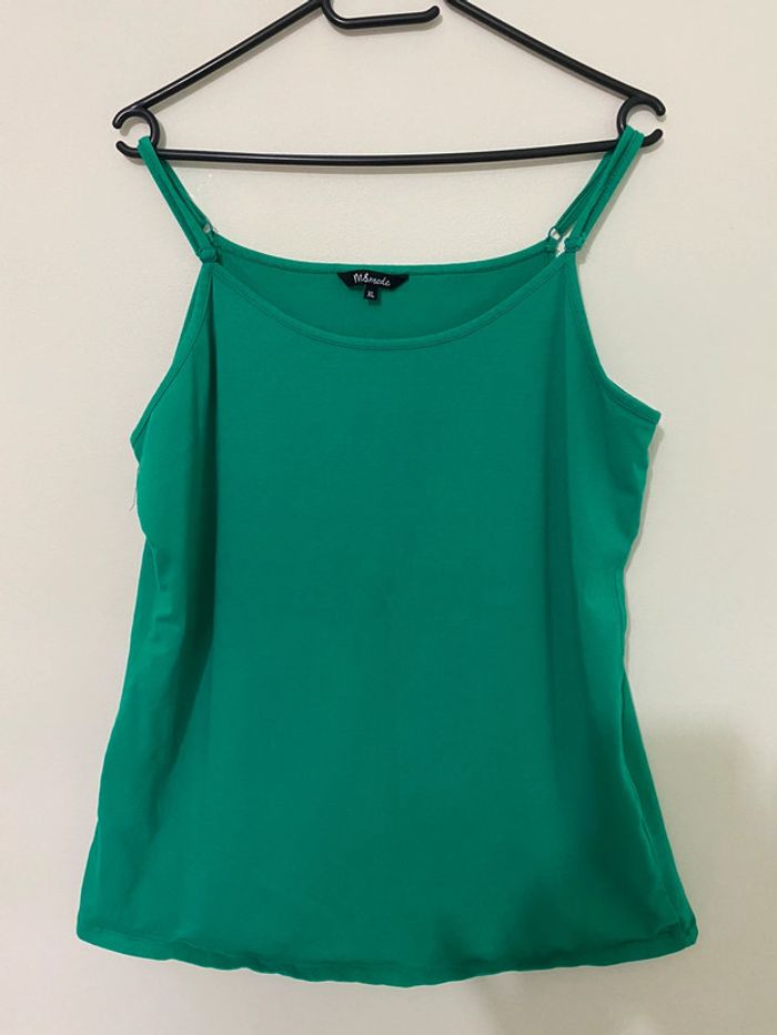 Débardeur vert MS Mode taille XL