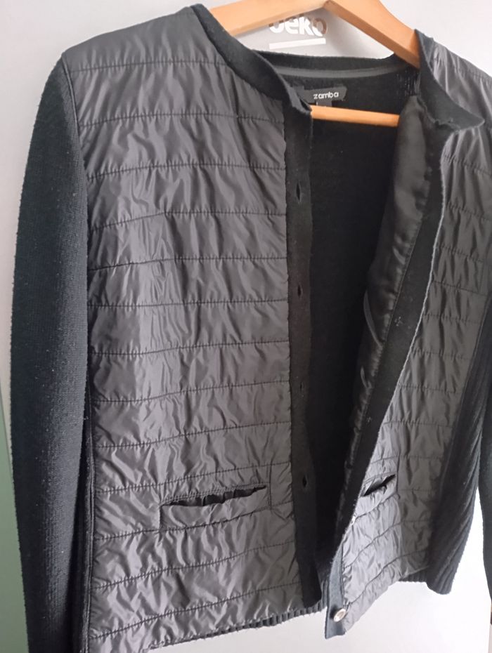 Gilet moitié matelassé moitié laine taille 38 - photo numéro 6