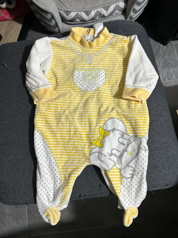 Lot 3 pyjama jaune - photo numéro 2
