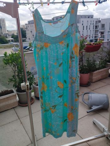 Chemise de nuit coton taille 42 44 Blancheporte