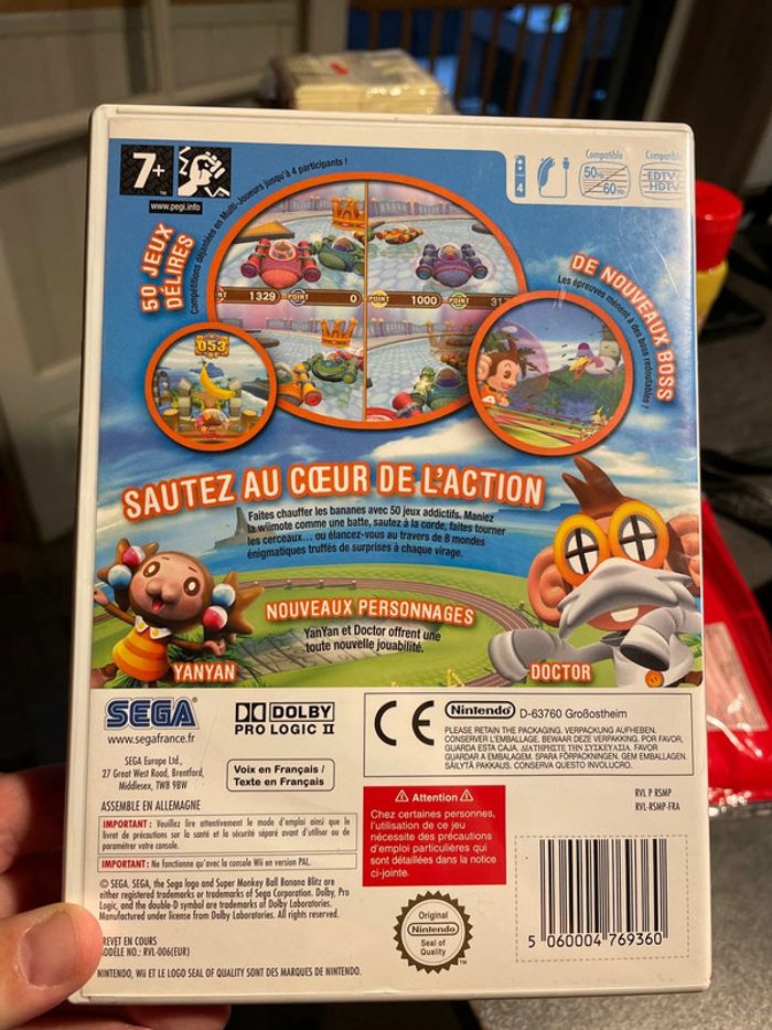 Jeu#wii#nintendo#super Monkey ball - photo numéro 3