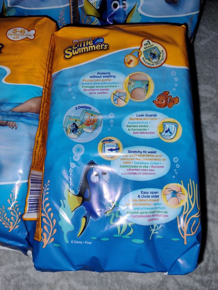 Couche culottes de bain piscine huggies little swimmers taille 5-6 - photo numéro 3