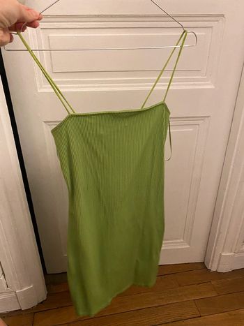 Robe bodycon bershka verte
