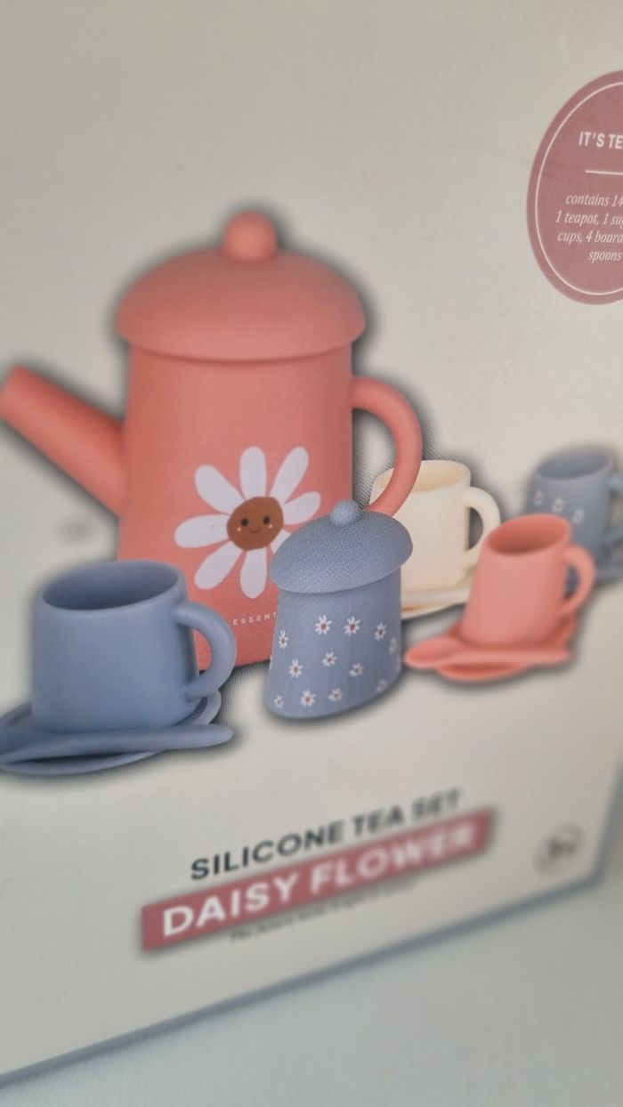 Jouets de service à thé en silicone - Daisy Flower neuf - photo numéro 2