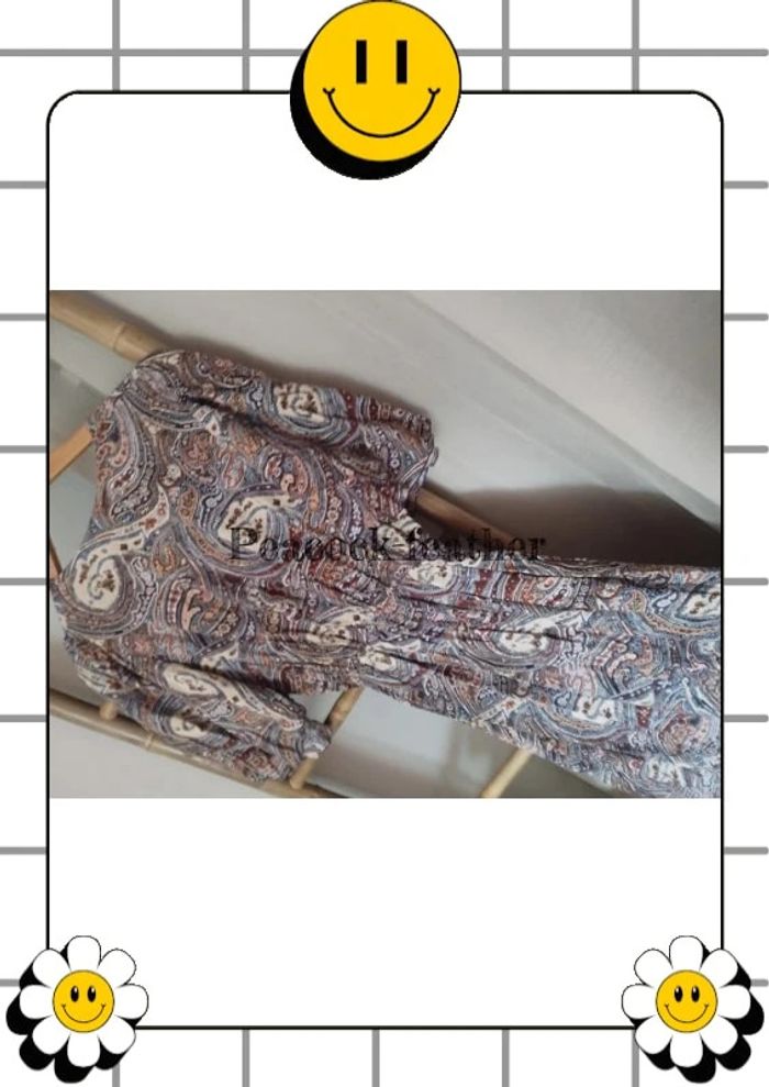 Robe longue marron TU l'effet péi - photo numéro 10