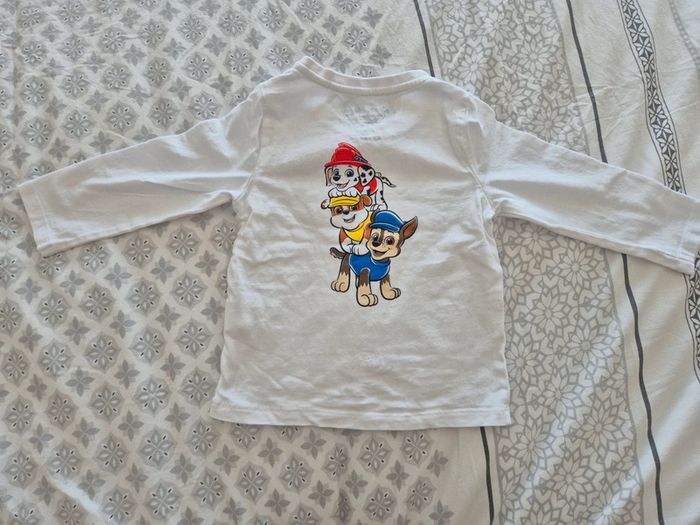 T shirt ml pat patrouille 12 mois - photo numéro 3