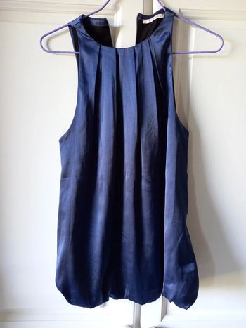Blouse satinée