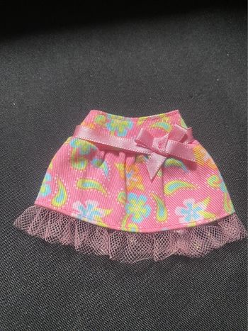 Jupe colorée à motifs barbie