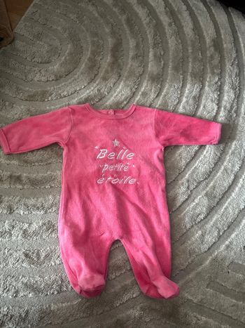 Combinaison rose pour bébé Bougli Bougla - Spéciale hiver