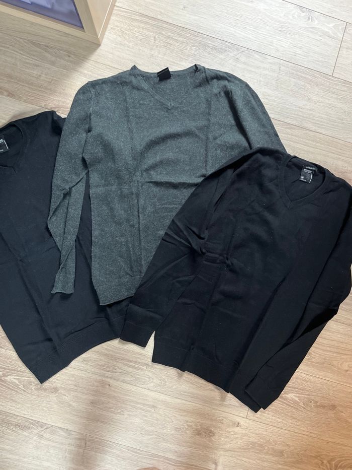 Lot de 3 pulls l (d) - photo numéro 2
