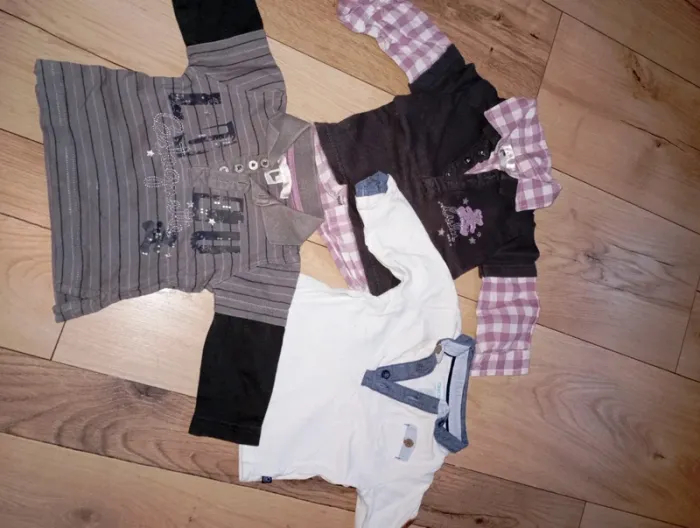 Lot tee shirt taille 3mois - photo numéro 3