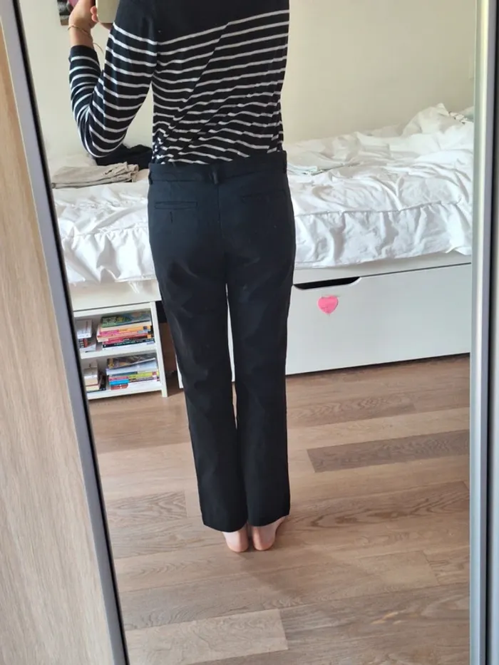 Pantalon costume fluide noir esprit 40 L femme - photo numéro 5