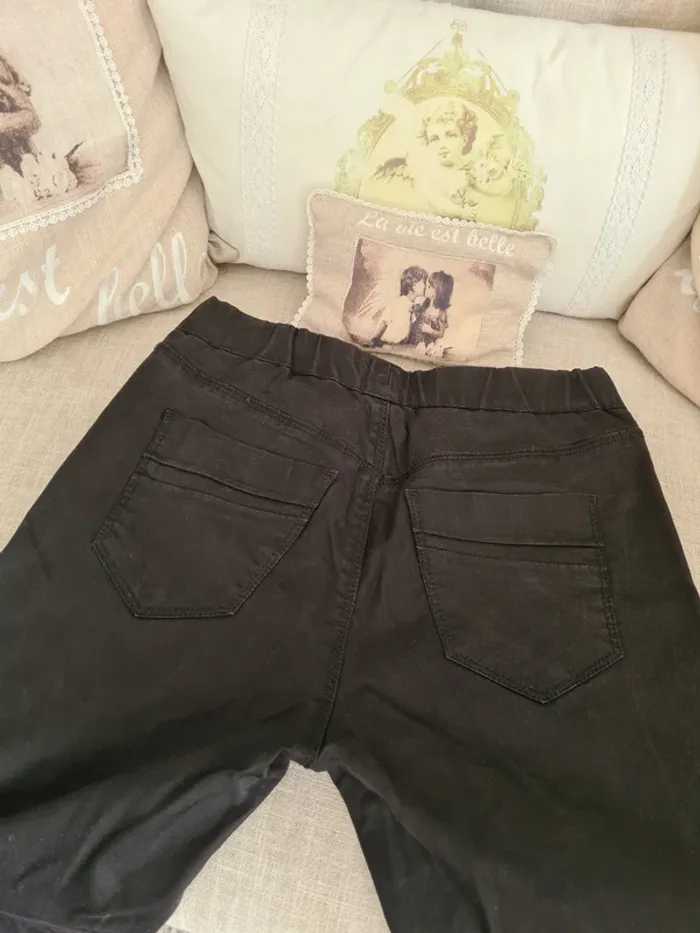 Pantalon noir Comptoir des cotonniers Taille 36 - photo numéro 3